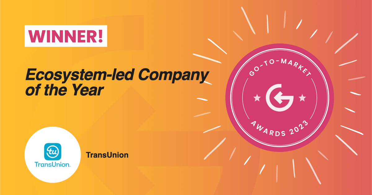 Ecosystem-Led Company of the Year Winner - TransUnion
