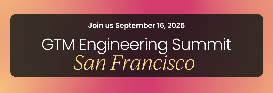 GTM engineering: The simple solution everyone's making complicated