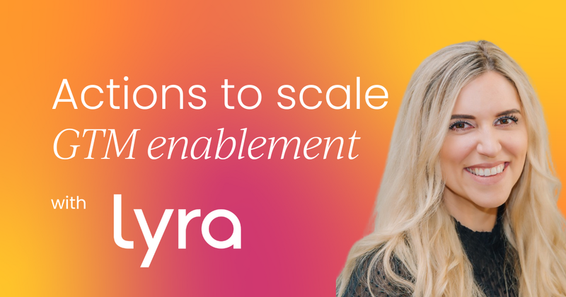 5 actions to scale GTM enablement  as a solo practitioner